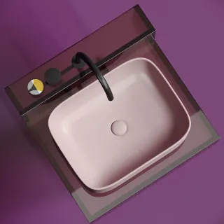 Раковина Ceramica Nova Element CN6052MP 50см розовый матовый